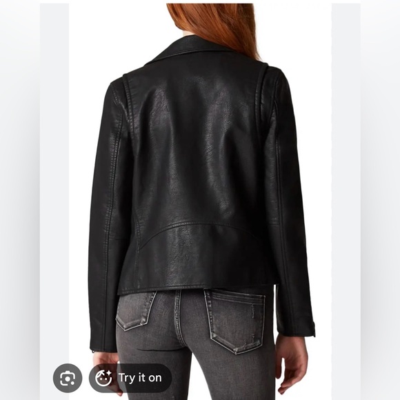 NWOT Blank NYC Faux Leather Moto Jacket - Picture 2 of 4